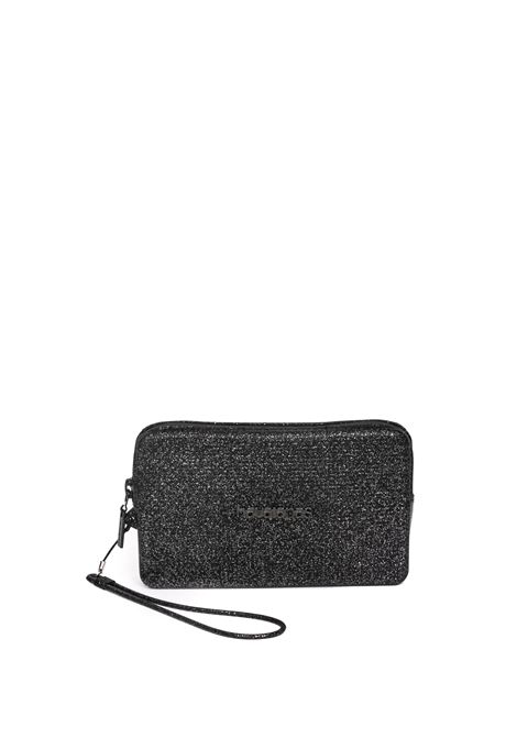 Mini pochette glitter nero HAVAIANAS | R4147273MINI BAG GLITTER-0090